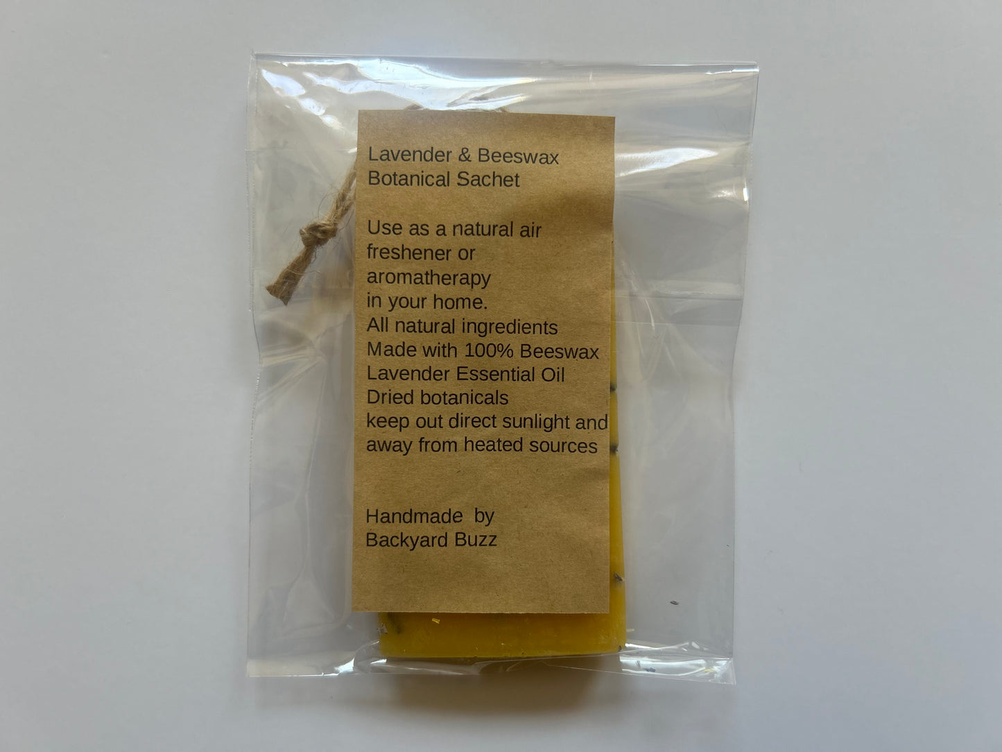 Lavender Beeswax Sachet