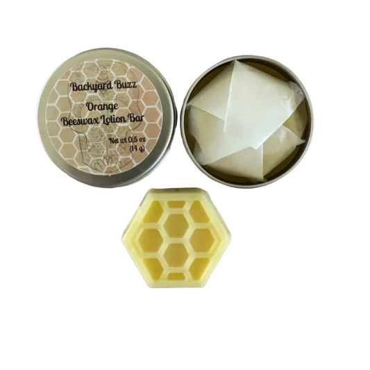 Orange Beeswax Lotion Bar