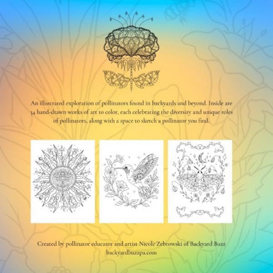 What’s Buzzin’ in Your Backyard: Discover & Color the Pollinators