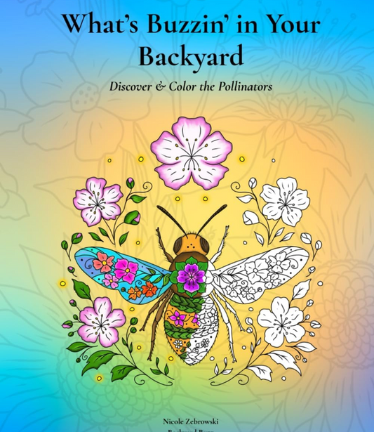 What’s Buzzin’ in Your Backyard: Discover & Color the Pollinators