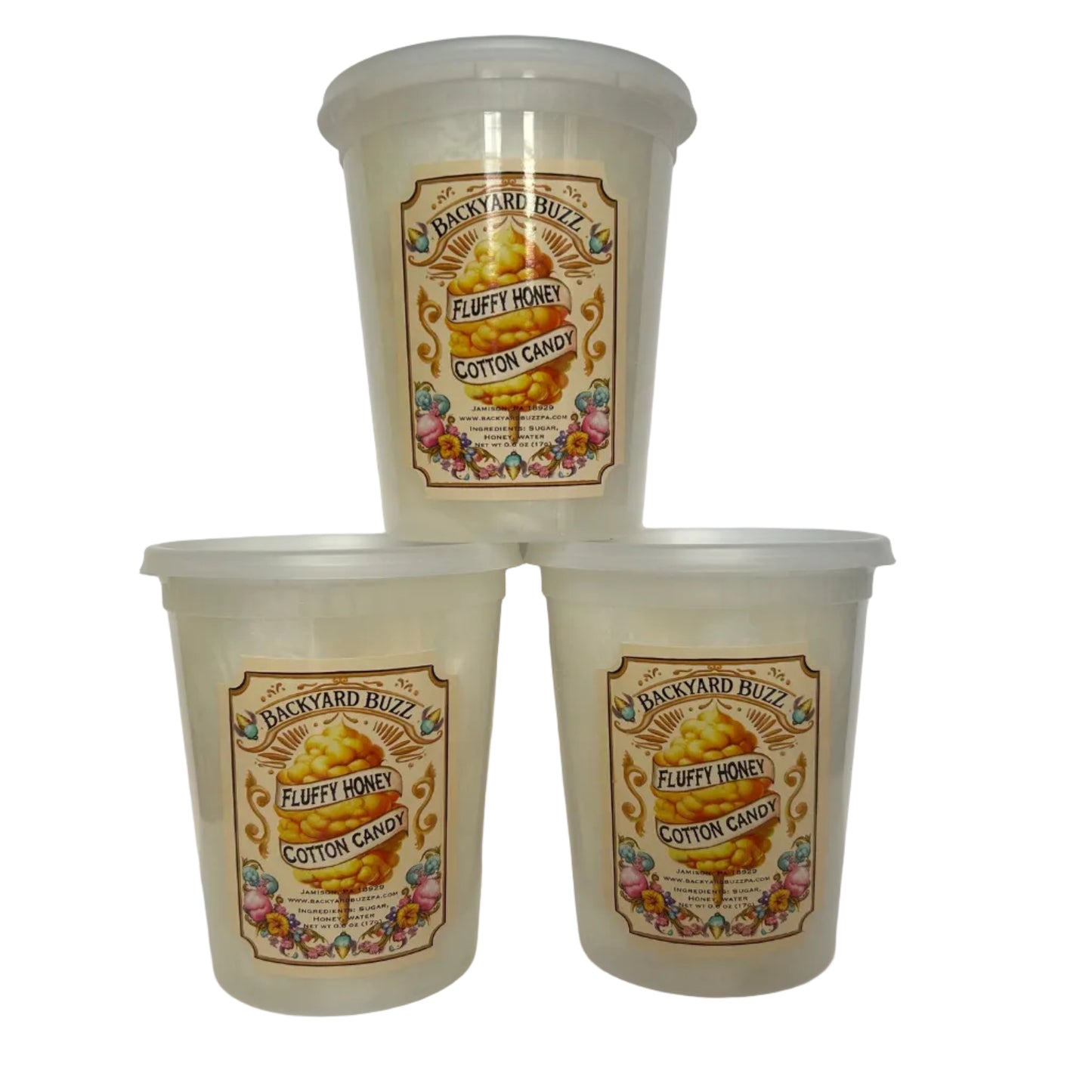 Fluffy Honey Cotton Candy